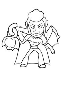 Desenho da jessie de Brawl Stars para colorir